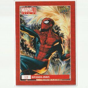 2019-20 Upper Deck Marvel Annual Fractal SPIDER-MAN ePack Online Exclusive #12